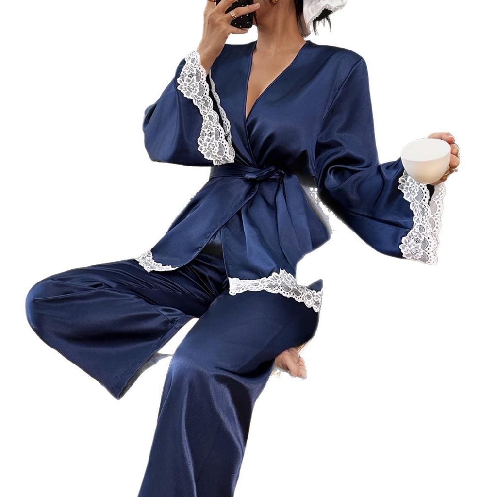 women's pajamas  sexy loungewear, bathrobe, intimate sleepwear, home attire, morning robe