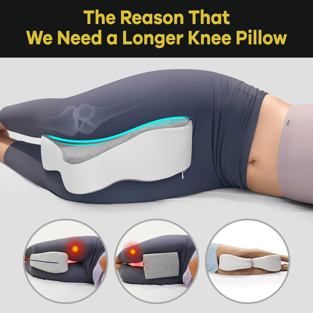Butterfly-Shaped Memory Foam Leg Pillow for Side Sleepers, Pregnancy Pillow, Knee Pillow, Body Support Pillow