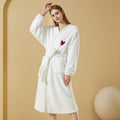 Thickened Coral Velvet Bathrobe | Warm Long Robe for Women | Sultryrich