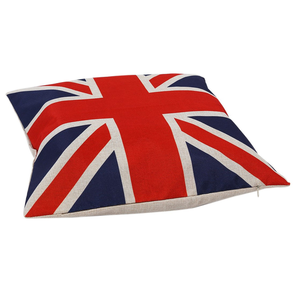Union Jack Pillow Case | Cotton Linen Cushion Cover | Sultryrich