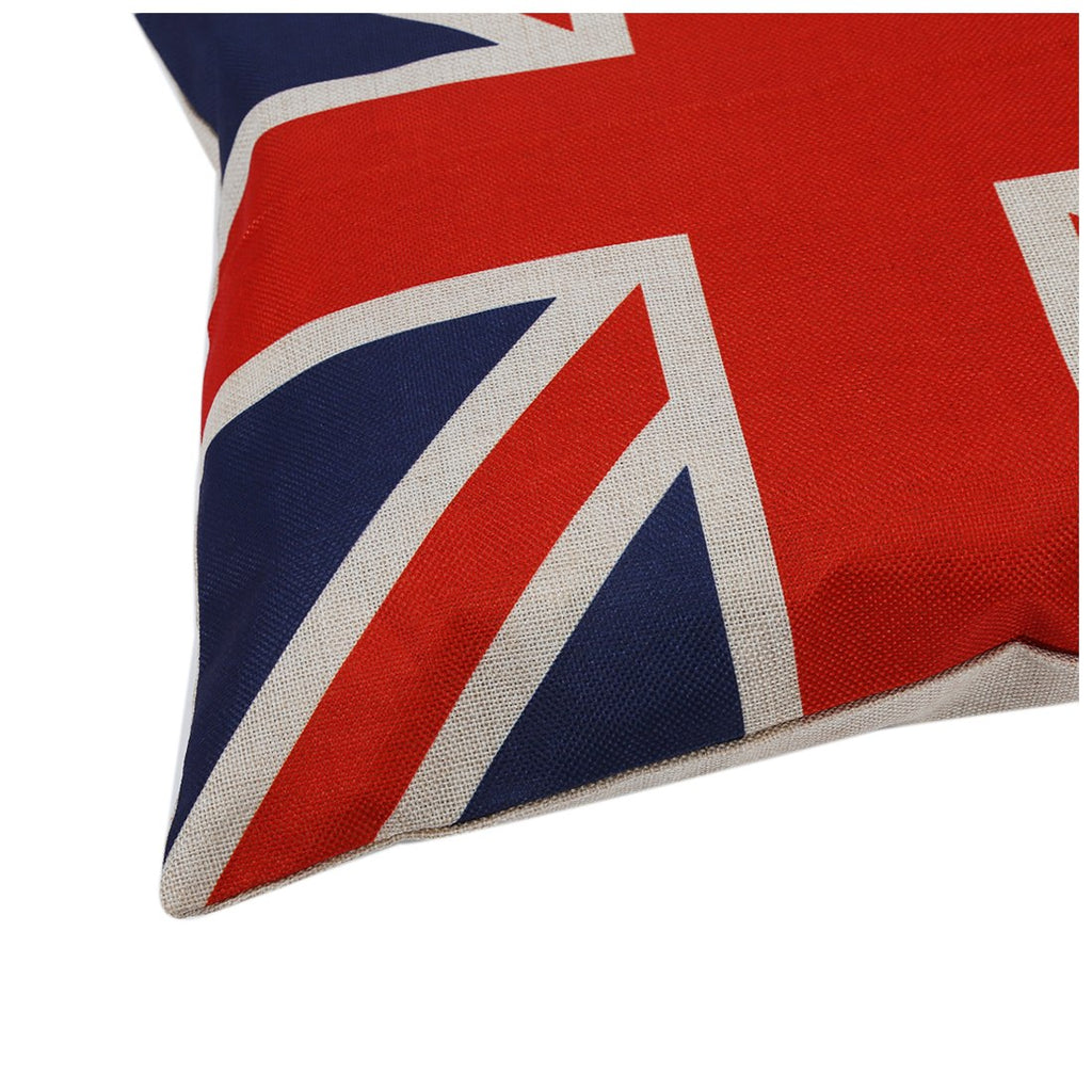 Union Jack Pillow Case | Cotton Linen Cushion Cover | Sultryrich
