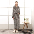 Lovers Flannel Kimono Robe | His & Hers Extra Long Bathrobe | Sultryrich