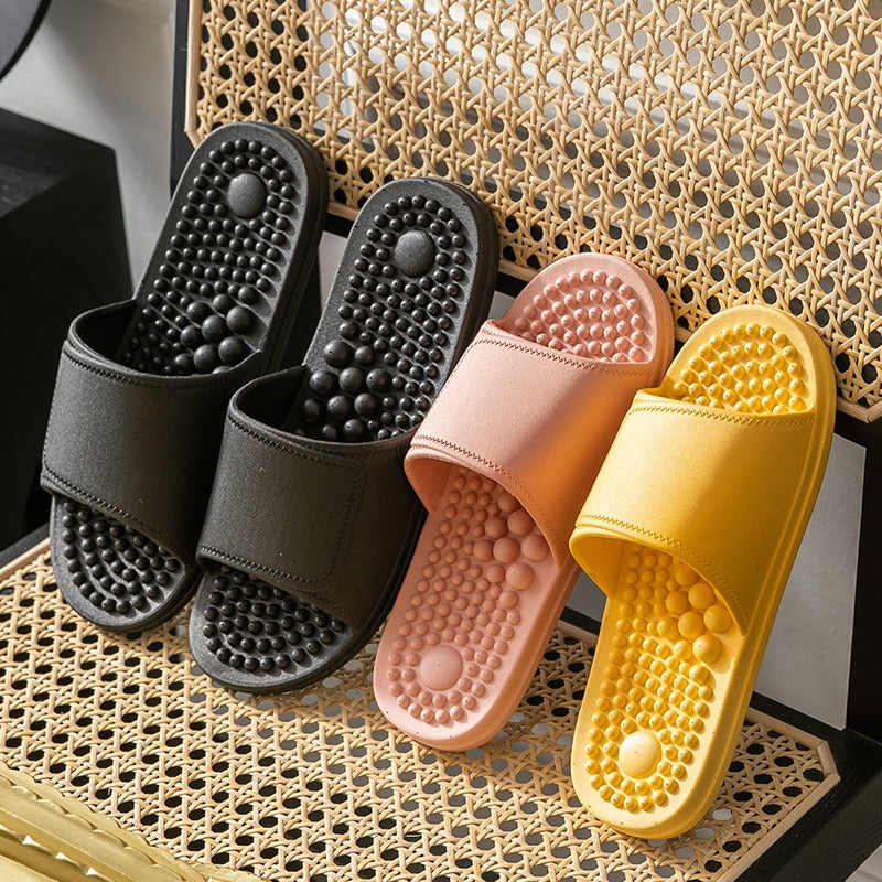 PVC Massage Bathroom Slippers | Non-Slip Unisex | Sultryrich