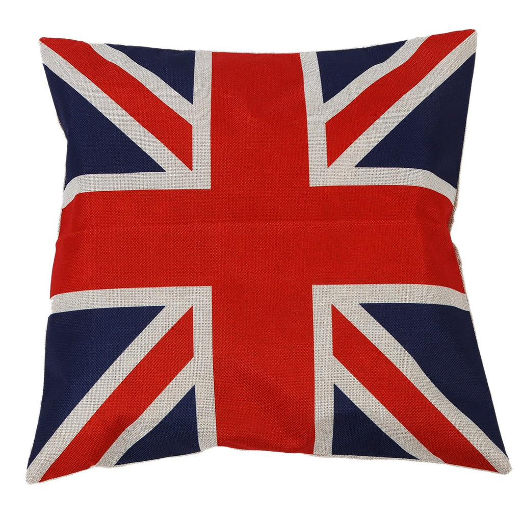Union Jack Pillow Case | Cotton Linen Cushion Cover | Sultryrich