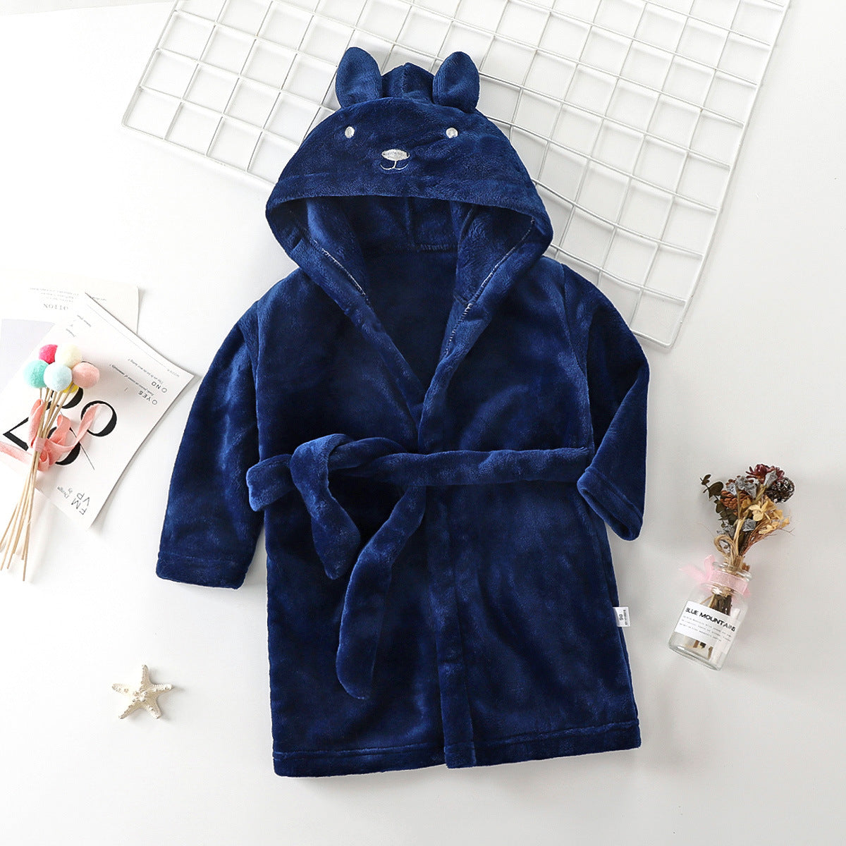 Children's Coral Fleece Bathrobe | Kids Warm Robe | Sultryrich