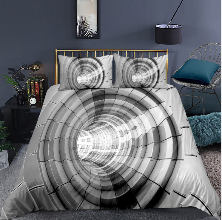 3D Digital Print Bedding Set | Bold Quilt Cover & Pillowcases | Sultryrich