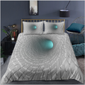 3D Digital Print Bedding Set | Bold Quilt Cover & Pillowcases | Sultryrich