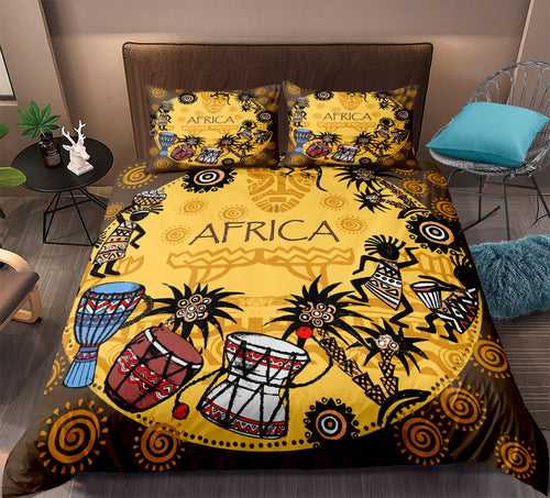 African home textile ethnic style bed sheet quilt cover pillowcase three or four piece set