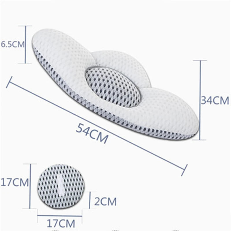Buckwheat sleep pillow bed back pillow pregnant women pillow lumbar support lumbar support to prevent lumbar muscle strain reduc